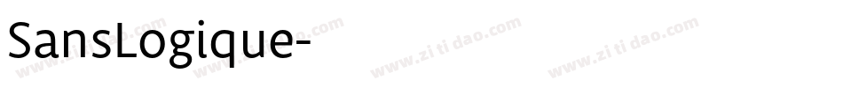 SansLogique字体转换