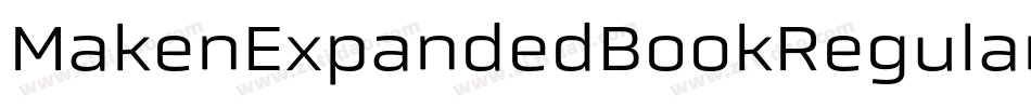 MakenExpandedBookRegular-3zarz字体转换