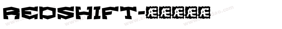 redshift字体转换