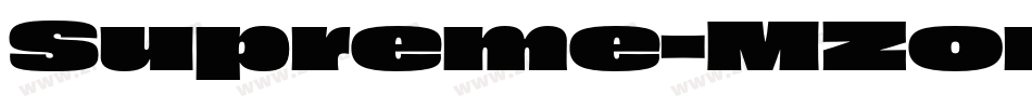 Supreme-MZor字体转换