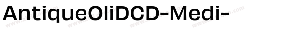 AntiqueOliDCD-Medi字体转换