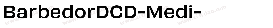 BarbedorDCD-Medi字体转换