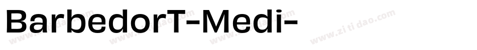 BarbedorT-Medi字体转换