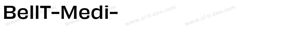 BellT-Medi字体转换