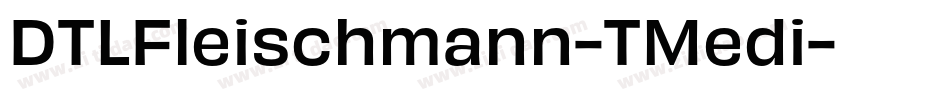 DTLFleischmann-TMedi字体转换