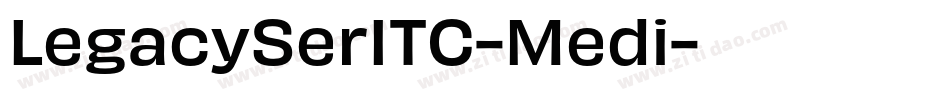 LegacySerITC-Medi字体转换