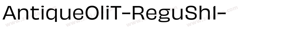 AntiqueOliT-ReguSh1字体转换