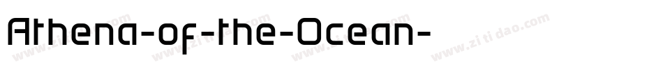 Athena-of-the-Ocean字体转换