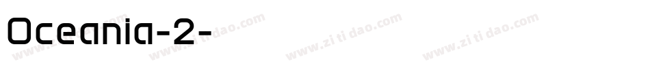 Oceania-2字体转换