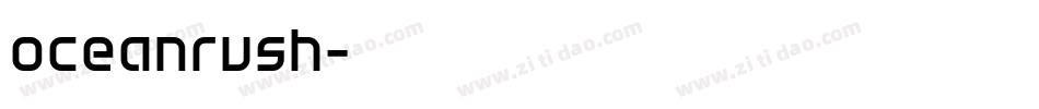 oceanrush字体转换