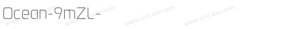 Ocean-9mZL字体转换