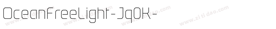 OceanFreeLight-Jq0K字体转换