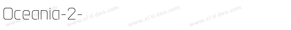 Oceania-2字体转换