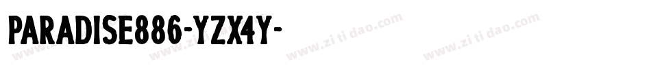 Paradise886-YzX4y字体转换