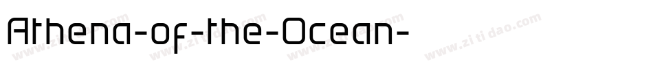 Athena-of-the-Ocean字体转换