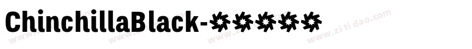 ChinchillaBlack字体转换
