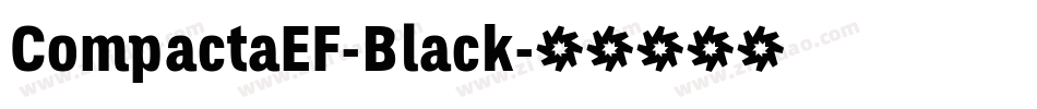 CompactaEF-Black字体转换