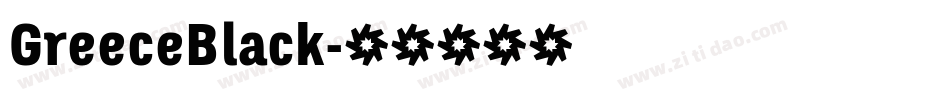 GreeceBlack字体转换
