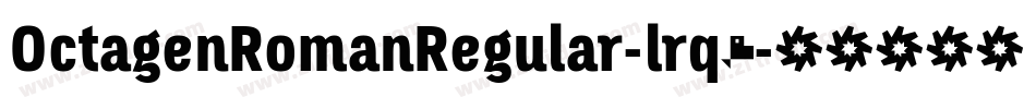 OctagenRomanRegular-lrq5字体转换