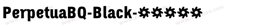 PerpetuaBQ-Black字体转换