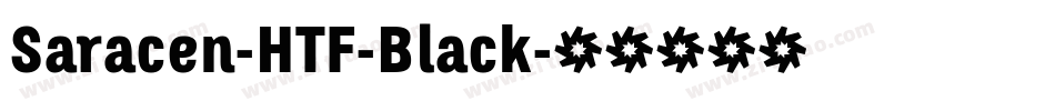 Saracen-HTF-Black字体转换