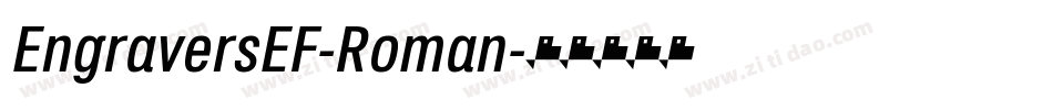 EngraversEF-Roman字体转换