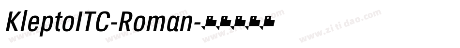 KleptoITC-Roman字体转换