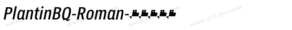 PlantinBQ-Roman字体转换