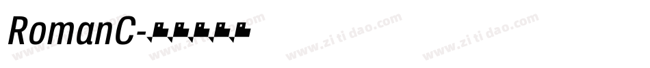 RomanC字体转换