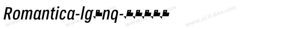Romantica-lg9nq字体转换