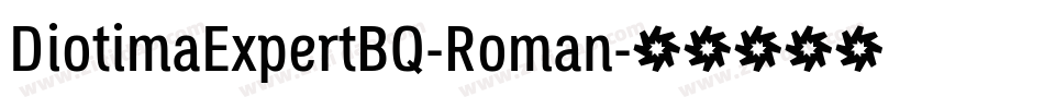 DiotimaExpertBQ-Roman字体转换