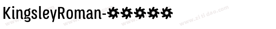 KingsleyRoman字体转换