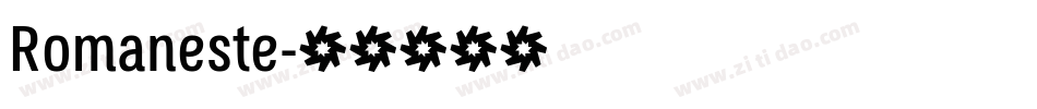 Romaneste字体转换