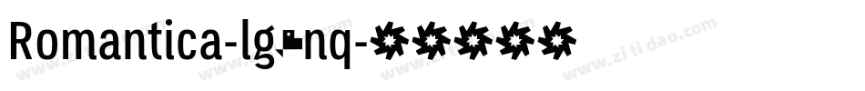 Romantica-lg9nq字体转换