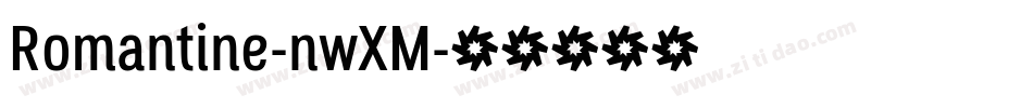 Romantine-nwXM字体转换