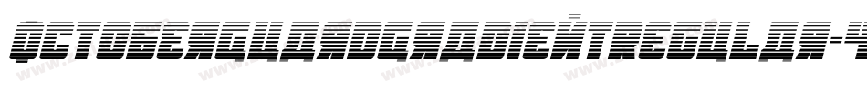 OctoberGuardGradientRegular-40rB字体转换