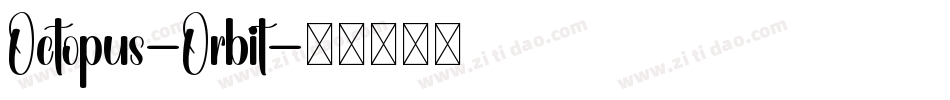 Octopus-Orbit字体转换