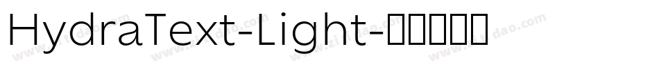HydraText-Light字体转换