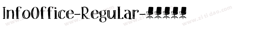 InfoOffice-Regular字体转换