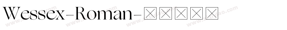 Wessex-Roman字体转换