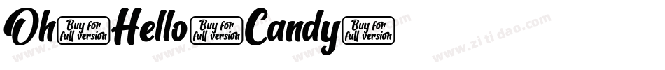 Oh-Hello-Candy字体转换