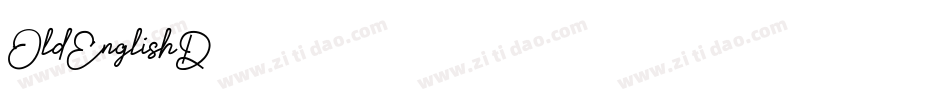 OldEnglishD字体转换
