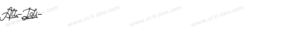 Alt-Joli字体转换