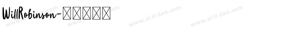 WillRobinson字体转换