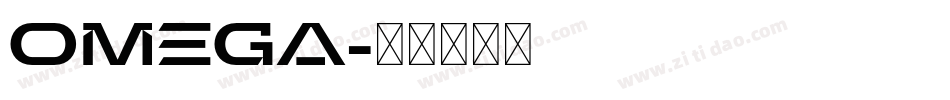 Omega字体转换