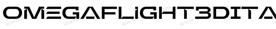 OmegaFlight3DItalic-BWj4d字体转换