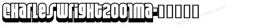 CharlesWright2001Ma字体转换
