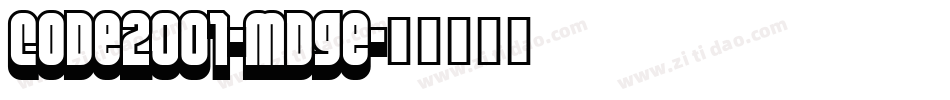 Code2001-Mdge字体转换