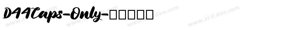 D44Caps-Only字体转换