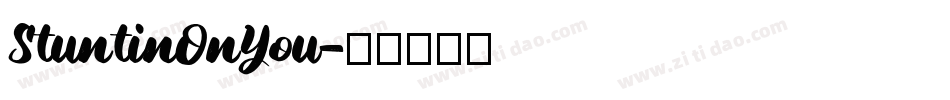StuntinOnYou字体转换